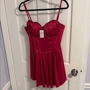Windsor Red Strapless Dress